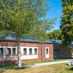 Au&szlig;enansicht Sanit&auml;rgeb&auml;ude, Foto: Christian Gro&szlig;e