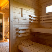 Sauna im Strandhotel (Kabine), Foto: Gl&uuml;cksfoto GbR - Rico Schwarze