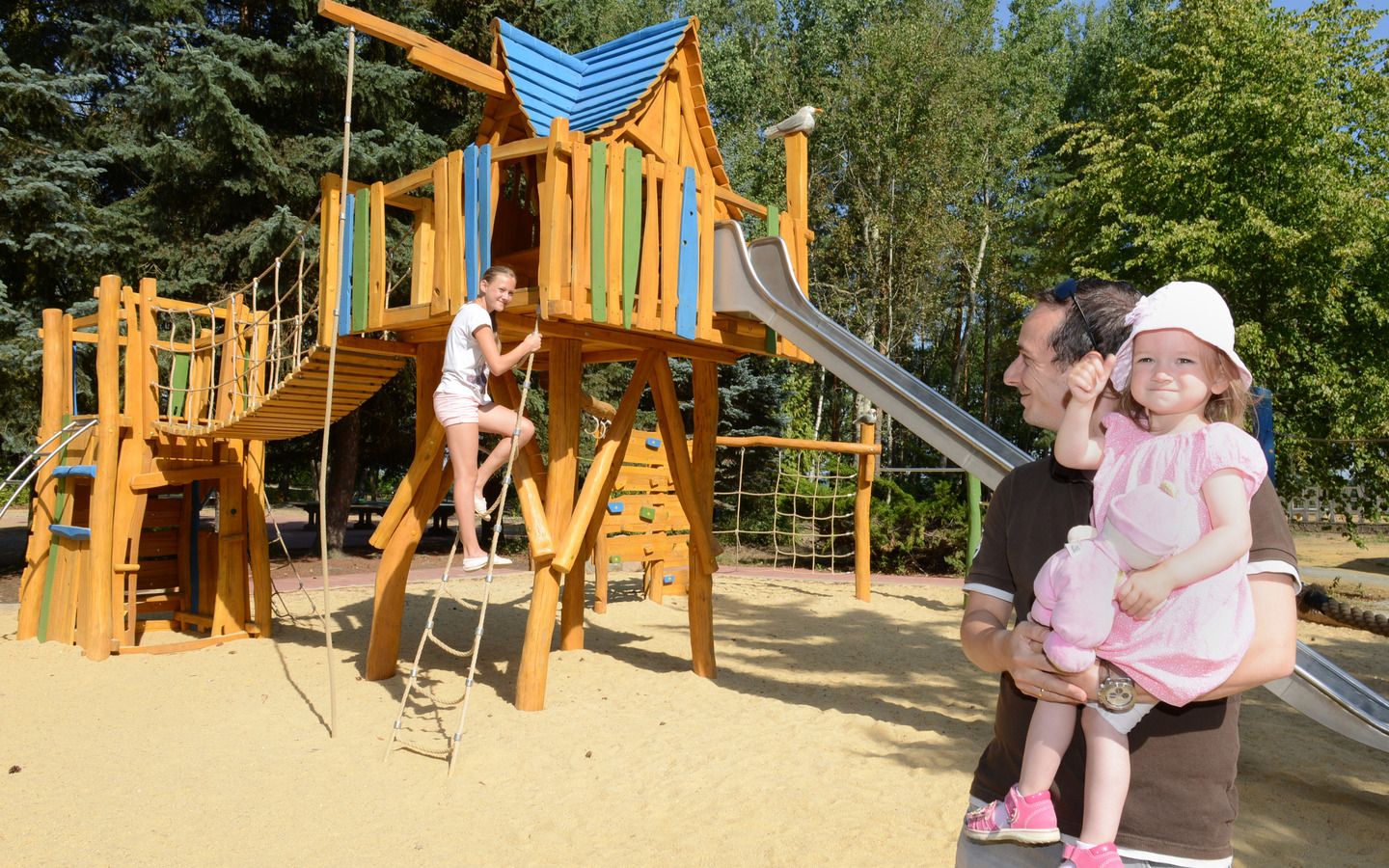 Abenteuerspielplatz im Spielgarten, Foto: Steffen Rasche