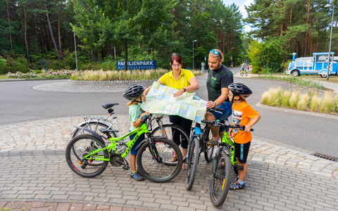 Rad fahren vom Familienpark aus, Foto: Christian Große