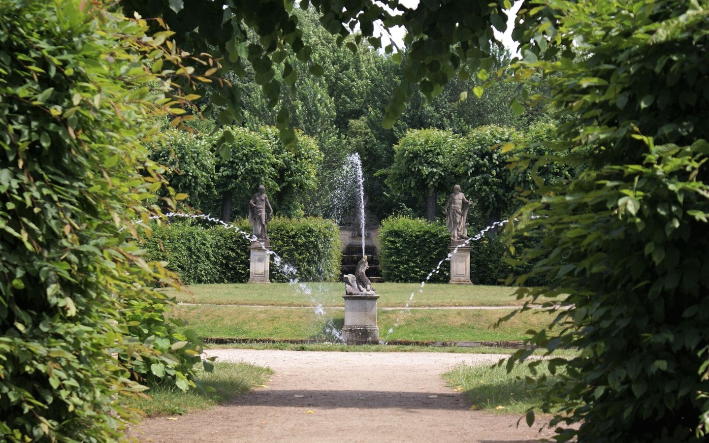 Blick in den Französischen Garten, Foto: Boris Aehnelt, Foto: Boris Aehnelt, Lizenz: Boris Aehnelt