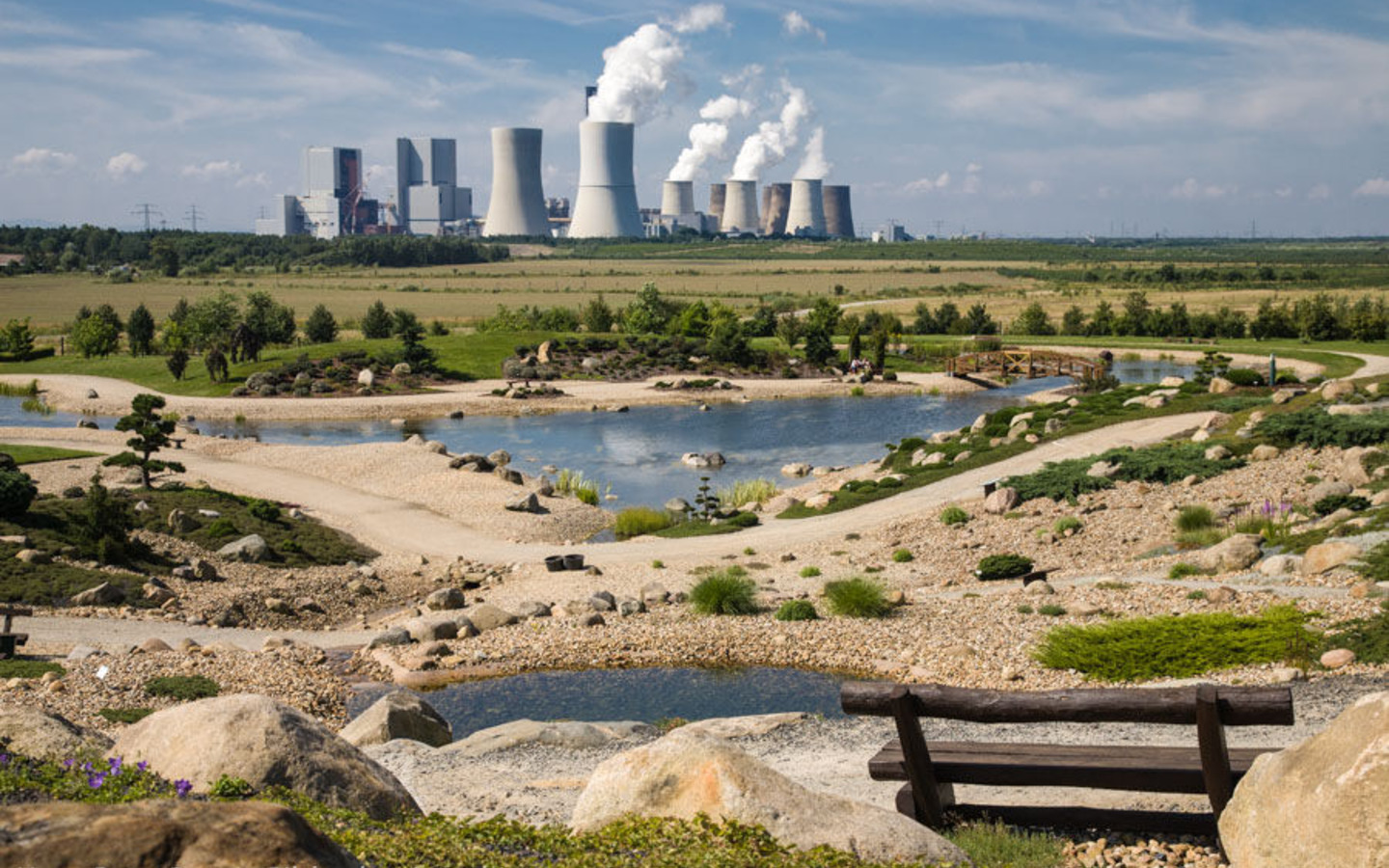 Findlingspark Nochten, Foto: H. P. Berwig, Lizenz: Förderverein Findlingspark