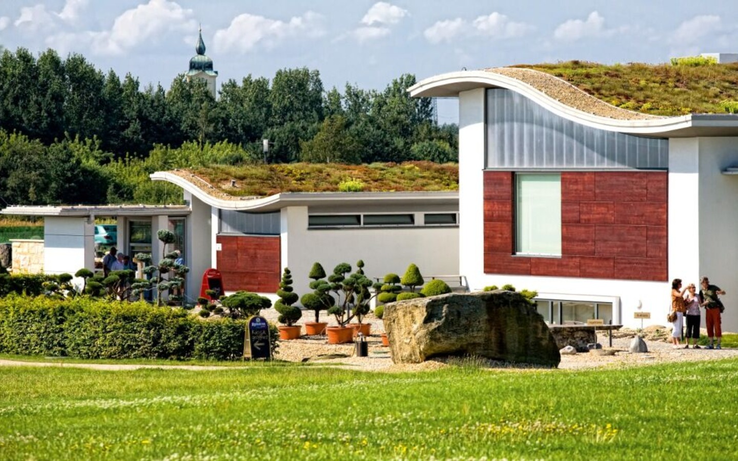 Eingangsbereich Findlingspark Nochten, Foto: H.P. Berwig, Lizenz: Kittner