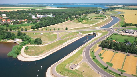 Koschener Kanal zwischen Senftenberger und Geierswalder See, Foto: Mario Hambsch