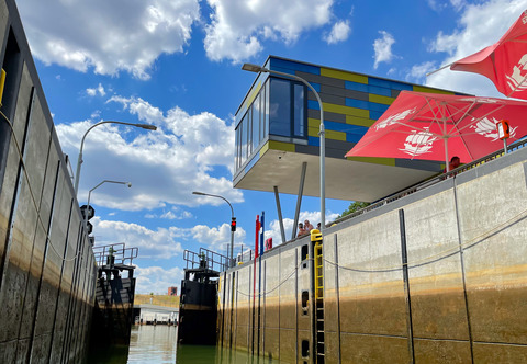 Schleuse im Koschener Kanal, Foto: Julia Kussatz