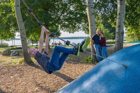 Spielplatz "Spur der Steine" am Stadthafen Senftenberg, Foto: Christian Große