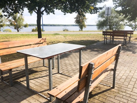 Grillplatz am Seestrand Buchwalde, Foto: Julia Kussatz