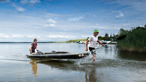 Kajak fahren vom Komfortcamping aus, Foto: Rico Schwarze - Glücksfoto GbR
