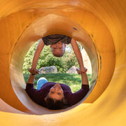 R&ouml;hrenelemente Spielplatz "Spur der Steine" am Stadthafen Senftenberg, Foto: Christian Gro&szlig;e
