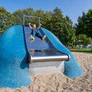 Rutsche Spielplatz "Spur der Steine" am Stadthafen Senftenberg, Foto: Christian Gro&szlig;e