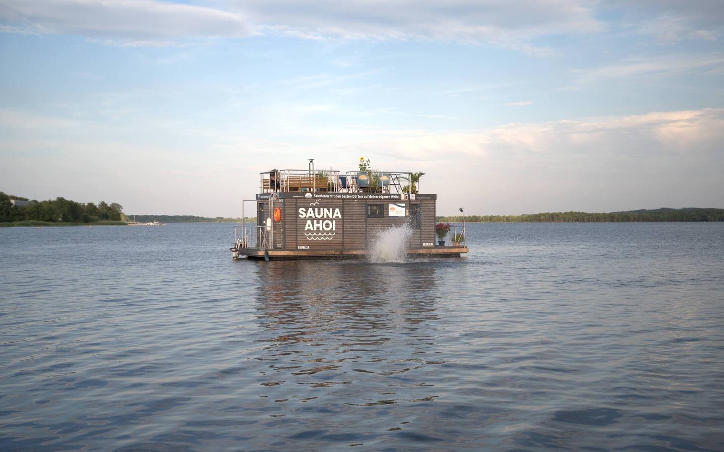 Saunafloß auf dem Senftenberger See, Foto: Tino Henßchen , Lizenz: Tino Henßchen
