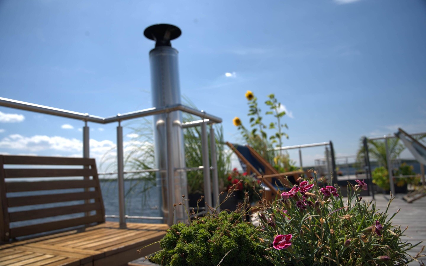 Terrasse Saunafloß, Foto: Tino Henßchen, Lizenz: Tino Henßchen