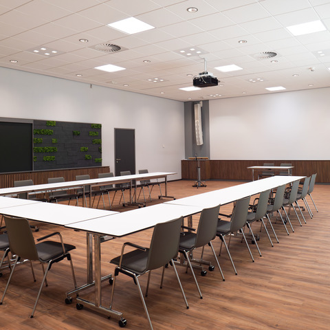 Seenlandsaal im Kulturschiff (U-Form), Foto: Glücksfoto GbR - Rico Schwarze